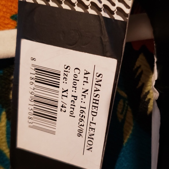 Smashed Lemon bright colorful decorative floral print skirt - XL/42/12 - new - Picture 5 of 11